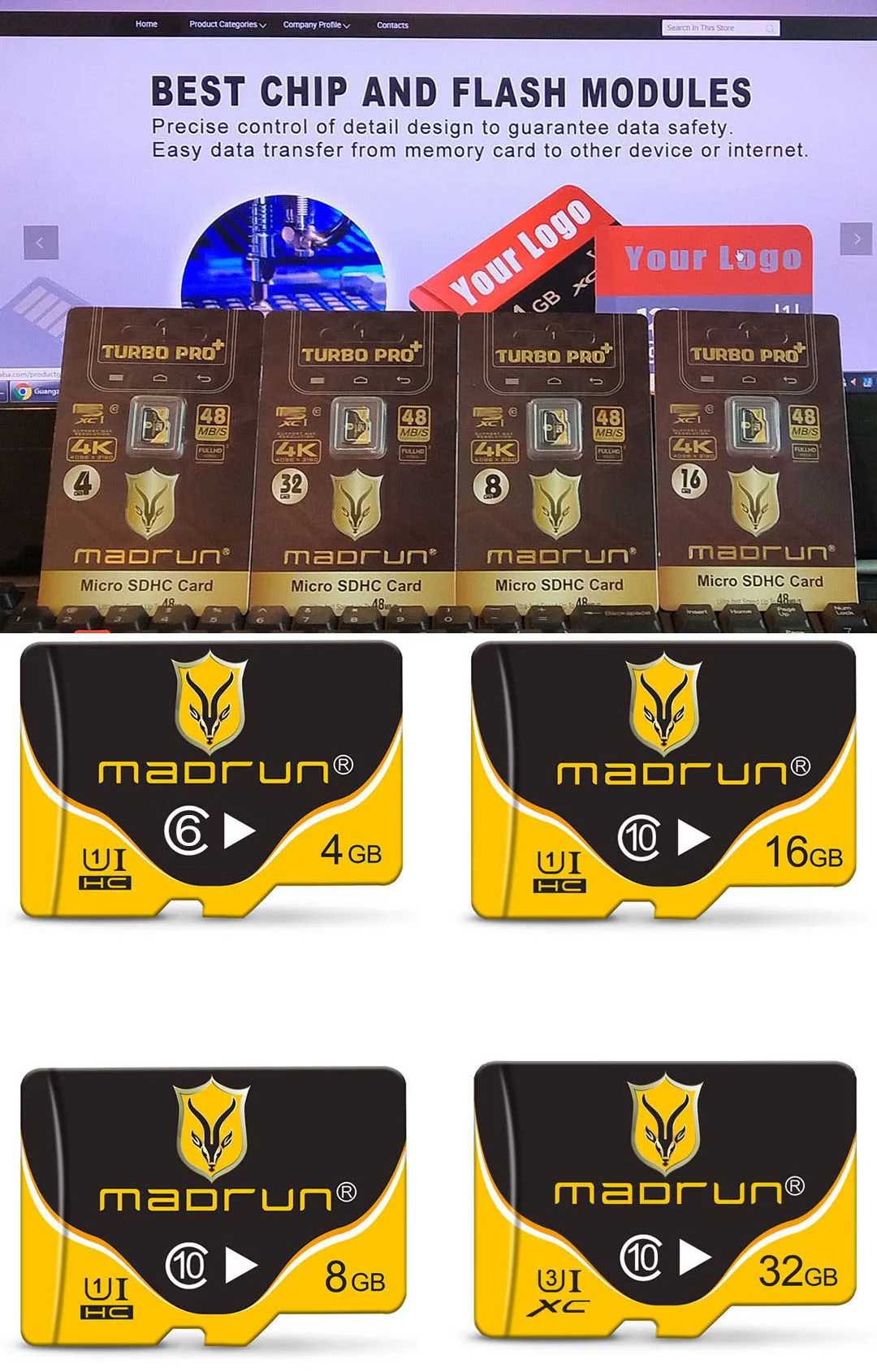 OEM Brand Memory Card Custom Logo Full HD 1080p Car Action Camera DVR Video Recorder Memory Card Class 10 U3 SD Micro TF Card - ANKUX.COM