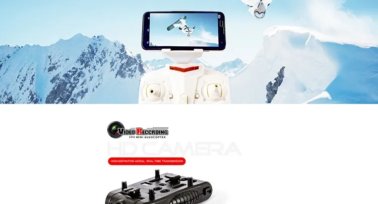 New arrival rc drone quadcopter 4-axis aero craft with HD camera