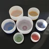 SUCCESS 6``-24`` Frosted Chakra Crystal Music Quartz Bowls