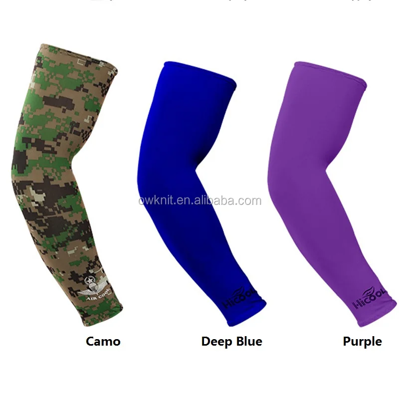 
Summer Sport UV Sun Protectors Ice Blank Compression Anti-uv Bike Arm Sleeves 
