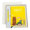 stationery leather notebook pen gift set