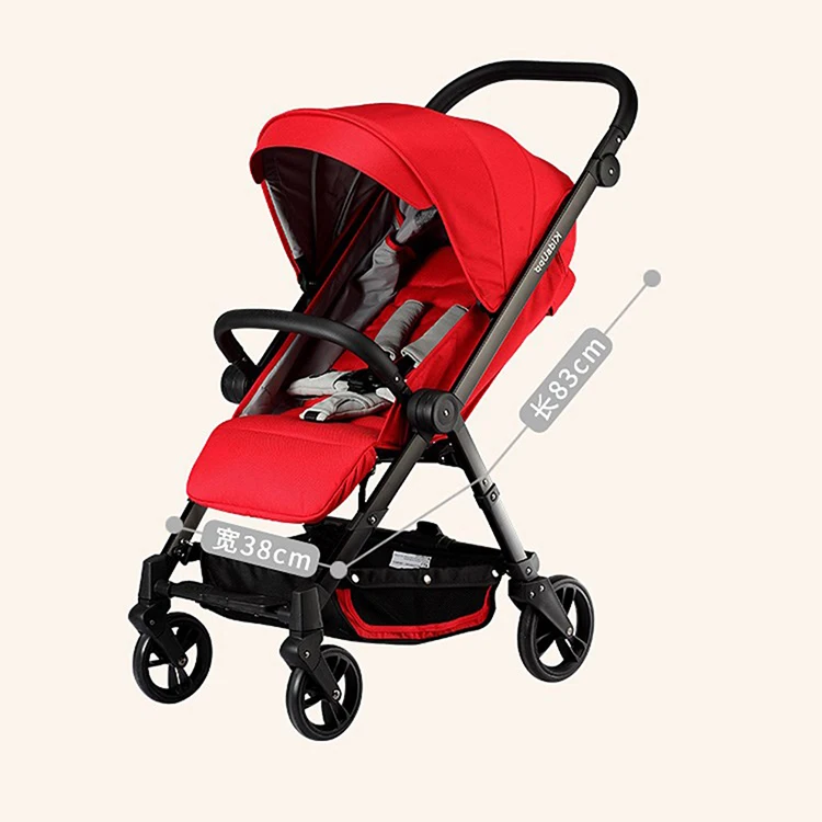 

Mom''s good helper lightweight stroller multicolor Foldable lightweight pram Aluminum Baby Strollers with Black frame