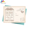 high quality cheap custom paper post card printing