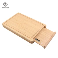 

OEM kitchen bamboo cutting board with scale