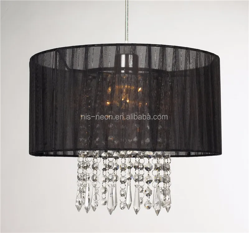 Factory Lighting Acrylic Drop Ceiling Light Fitting Shade Crystal Hanging Chandelier NS-120233