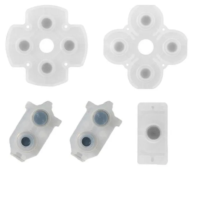 

For PS4 Buttons 2nd Gen Controller Rubber Conductive Pads Buttons Repair Replacement Parts For PS4, White