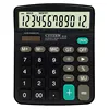 Solar Calculator Business Work Calculate Commercial Tool Battery or Solar 2in1 Powered 12 Digit Electronic Calculator and Button