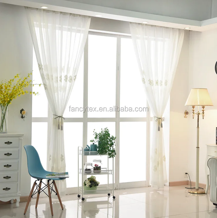 
100%polyester curtain fabric swiss voile led light fiber optic curtain voile fabric textile factory 2018 hot sale 