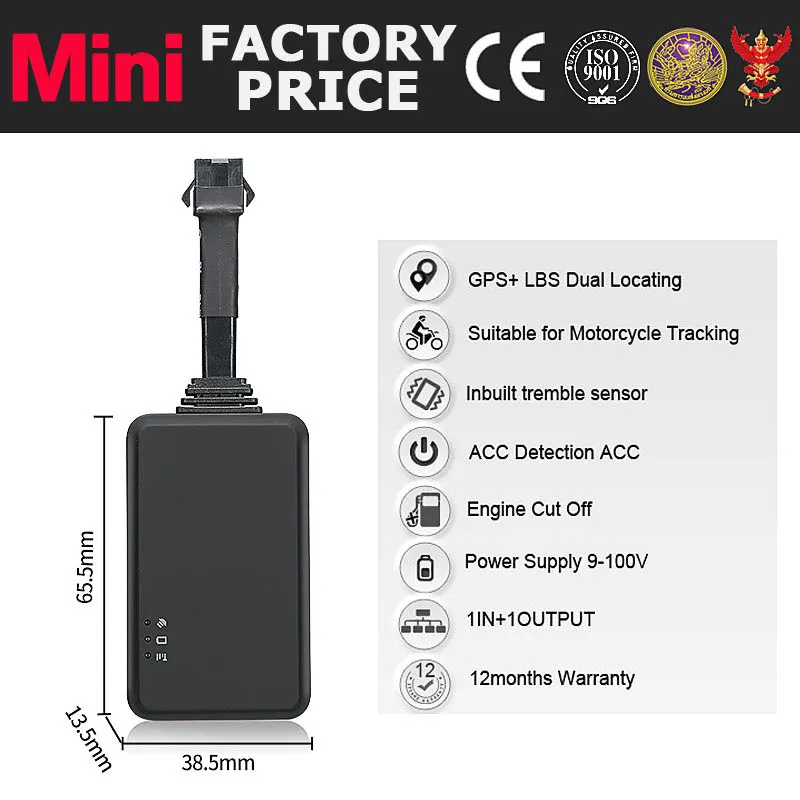 
Cheapest vehicle motorcycle tracking device gsm gps mini tracker with sdk api system and engine cut off 