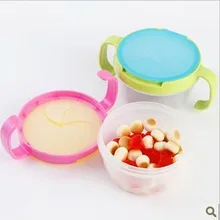 Infants Kid Spill Proof Bowl Dishes Tableware Baby Snack Bowl Food Container Feeding Children Assist Food