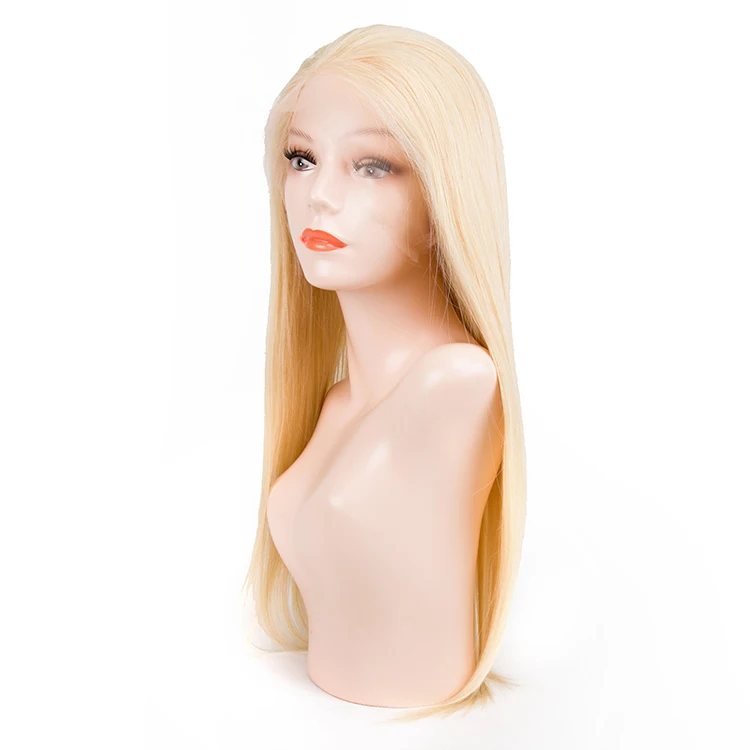 

Wholesale Human hair full lace wig blonde wig, 613 blonde