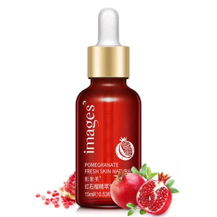 

GMP OEM Images organic red pomegranate whitening best hydrating anti aging skin care serum