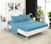 Hot sales Good quality CVC blue color bedding set 4 Piece