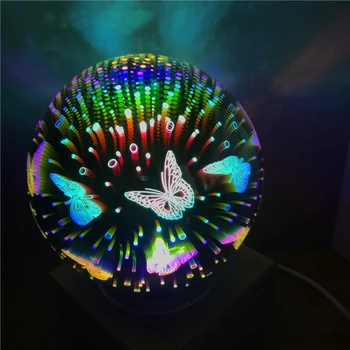 3d Magic Ball Kids Starry Sky Project Butterfly Projector Night Light For Bedroom As Creative Gifts Buy Butterfly Projector Night Light Kids Night