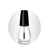 matt black nail polish painting cap FC310 15mm neck nail polish remover cover for packaging