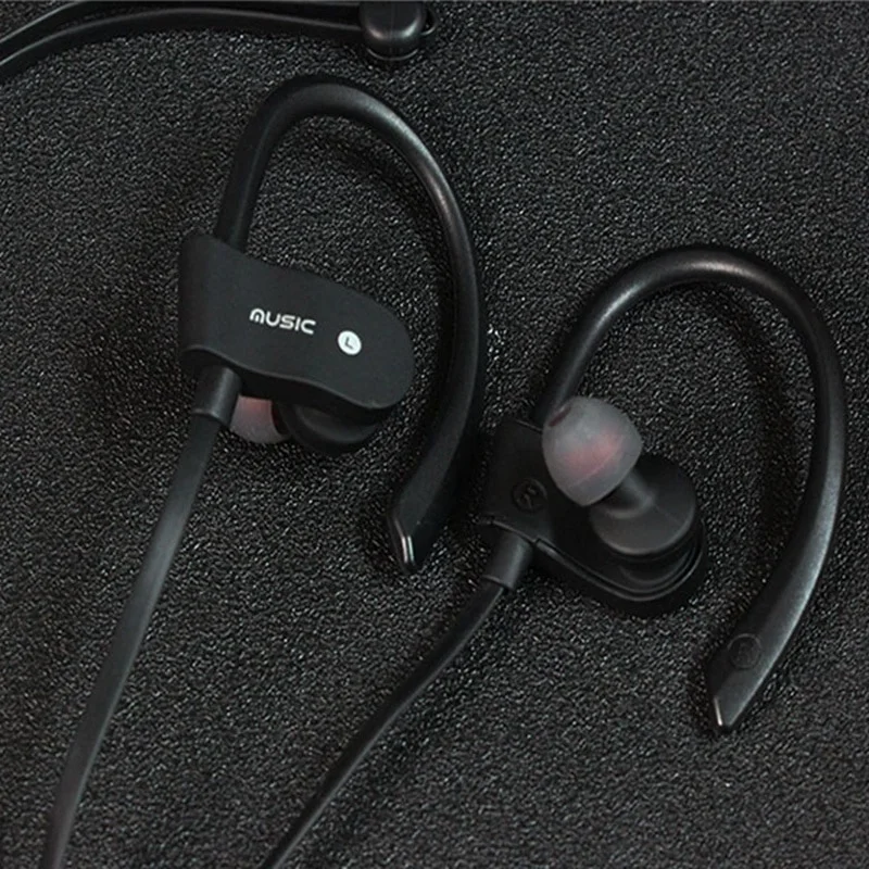 wireless headphone bluetooth Waterproof ear bluetooth sports bass earphone with mic - ANKUX.COM