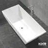 Luxury 2 person acrylic stone bath tub , bathroom bathtub