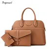 3pcs/Set Top-Handle Bags Women's Purse Luxury Handbags Women Bags Designer Wallet Belt Ladies Best Leather Card Holder
