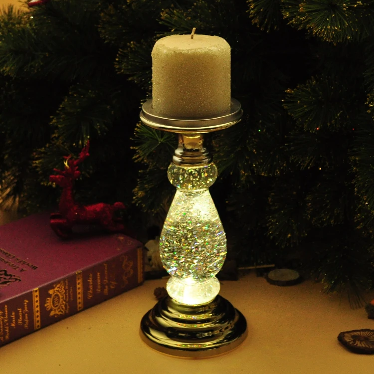 
Wholesale gourd shape tea light clear simple decorative candle stick holder 