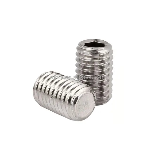 
304 stainless steel hex socket set screw 
