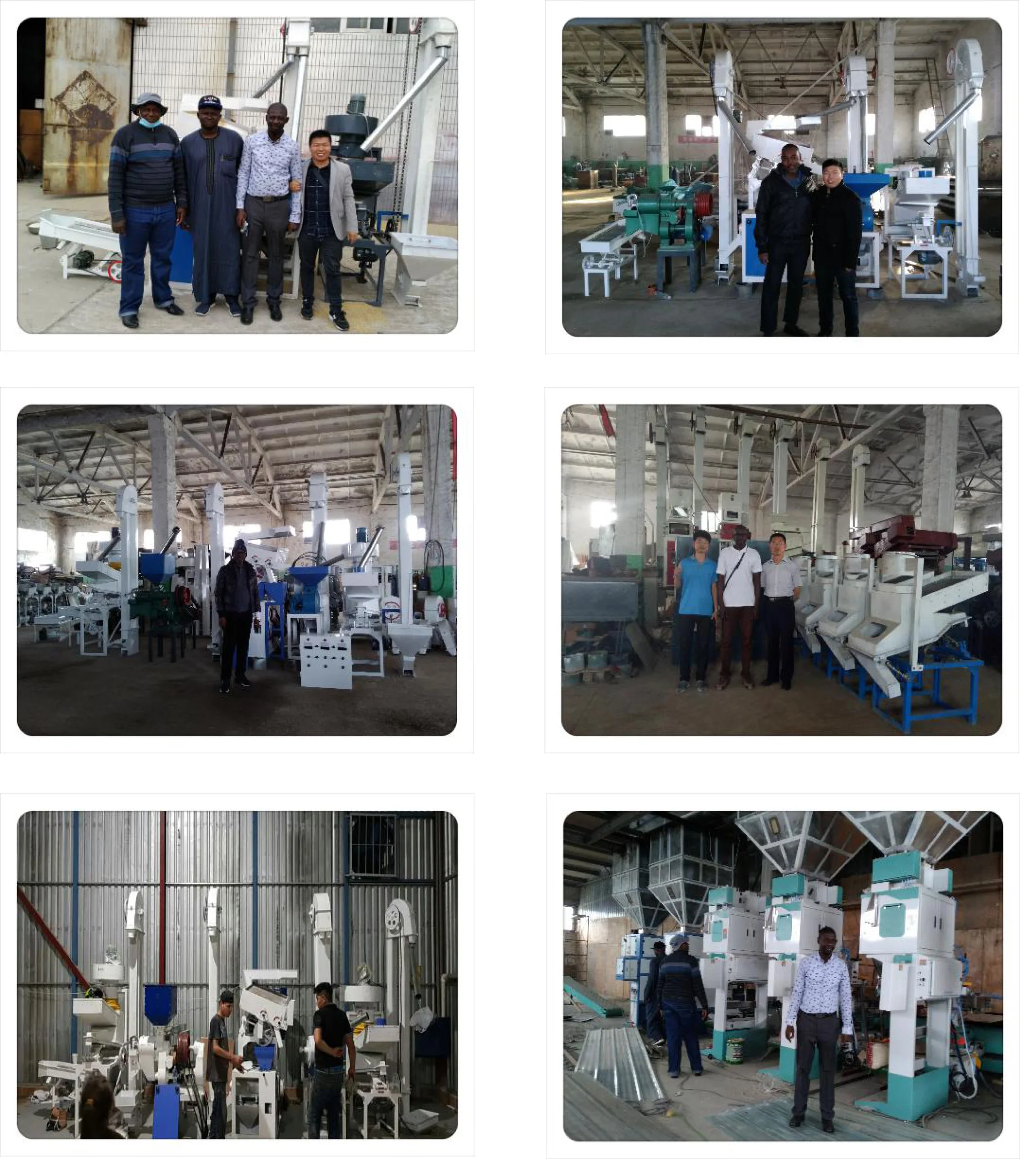 customer rice mill machine