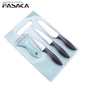Image of Good Price Popular Stock OEM Promotion Blister 5pcs Stainless Steel Color Kitchen Knife Set