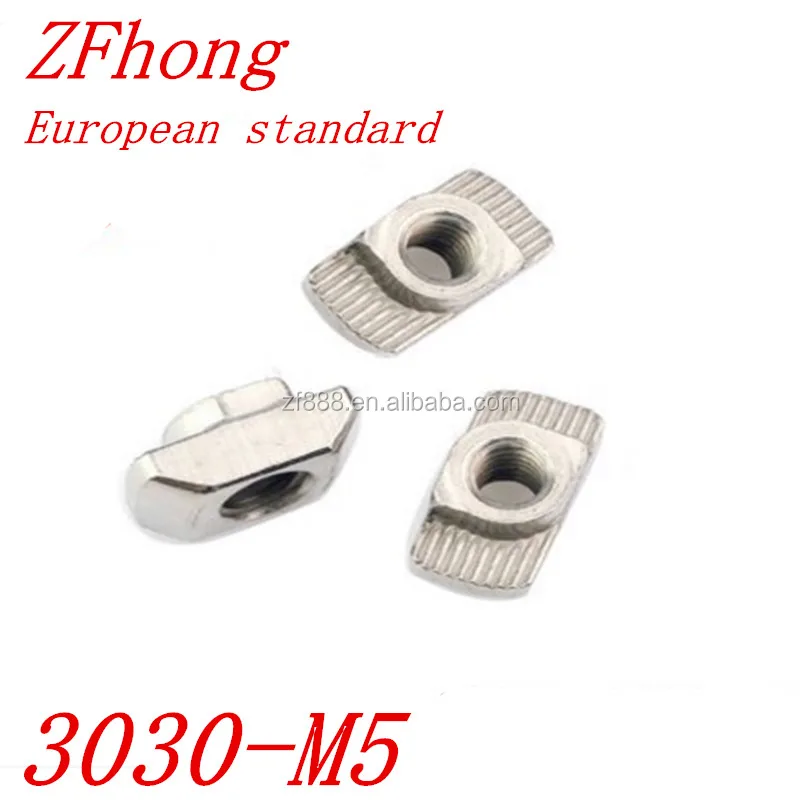 

500pcs 3030 m5 European standard harmhead t nut for 30 aluminum profile