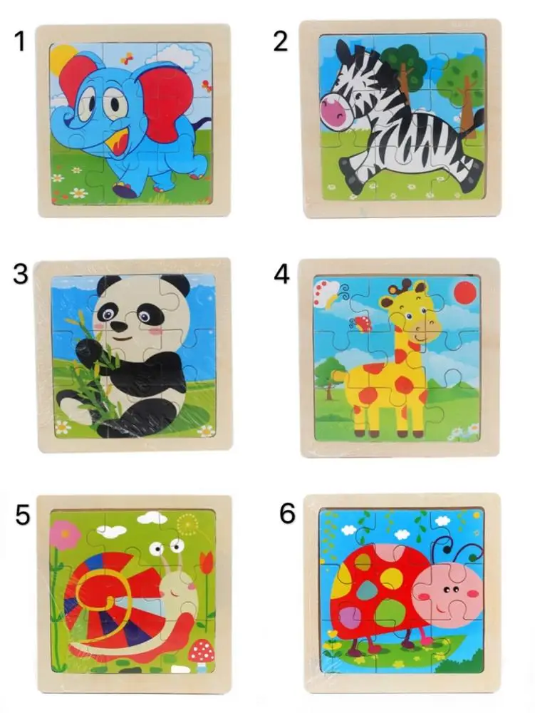 
Wooden Puzzle Jigsaw for Children Baby Educational Toy puzzles for kid 