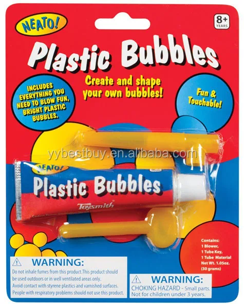 plastic bubble toy