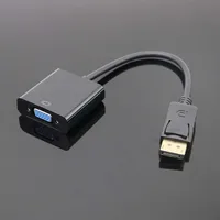 

DisplayPort Display Port DP to VGA Adapter Cable Male to Female Converter for PC Computer Laptop HDTV Monitor Projector