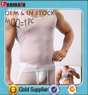 

2015 Newest Style High Quality Brave Person Men Mesh Tank Tops Reflective Vest Tight Body Building, N/a