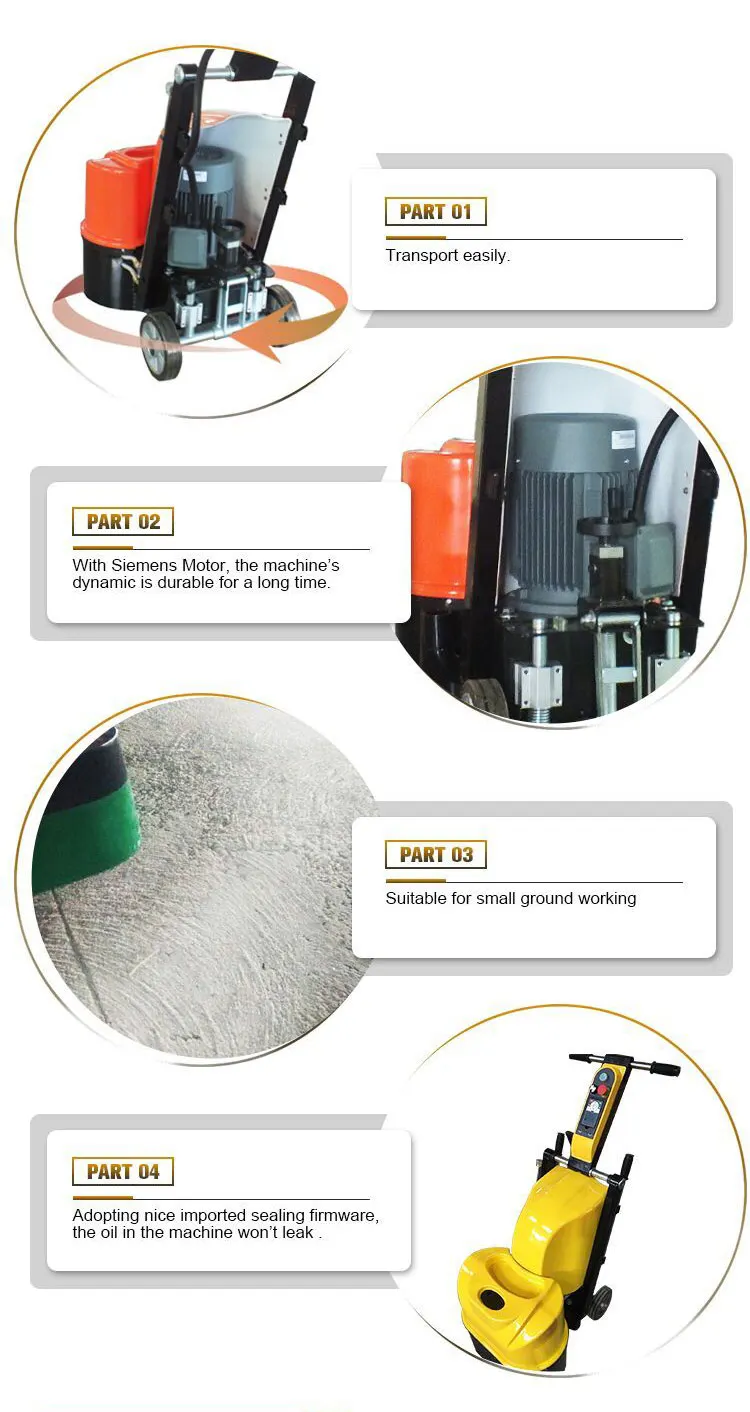 4KW Electric concrete grinder vacuum dust collector