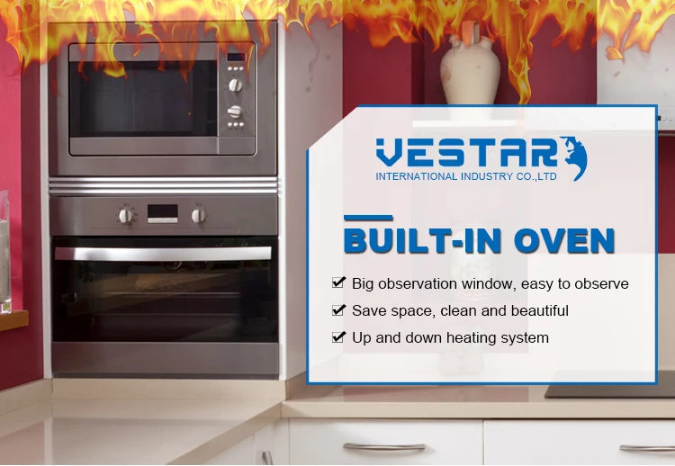 Household Big Capacity Quiet Energy Saving  Easy to Operate Electric Gas Built-in Oven