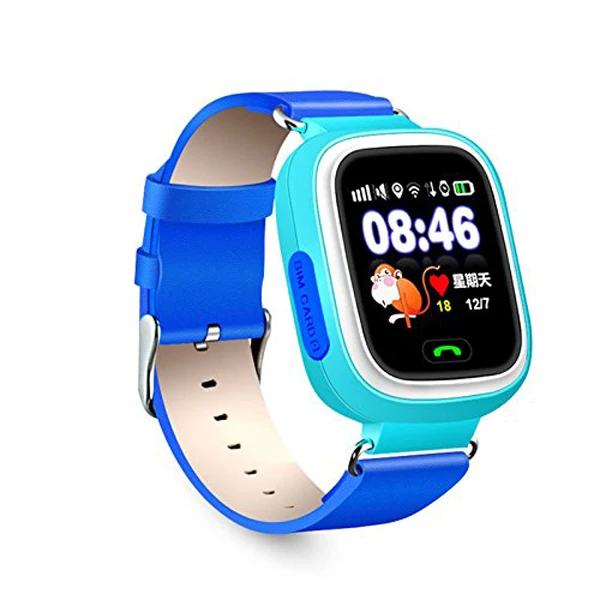 

hot sell touch screen Q90 gps tracker kids child gps locator smart watch q90, Blue, pink, yellow