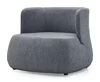 middle back curved sofa single seater sofa