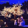 Outdoor decoration event garden landscaping led light up cherry blossom artificial tree