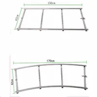 

Photography Hard Rail Straight Curved Stainless Steel Photo Camera Dolly Track For Film Shooting