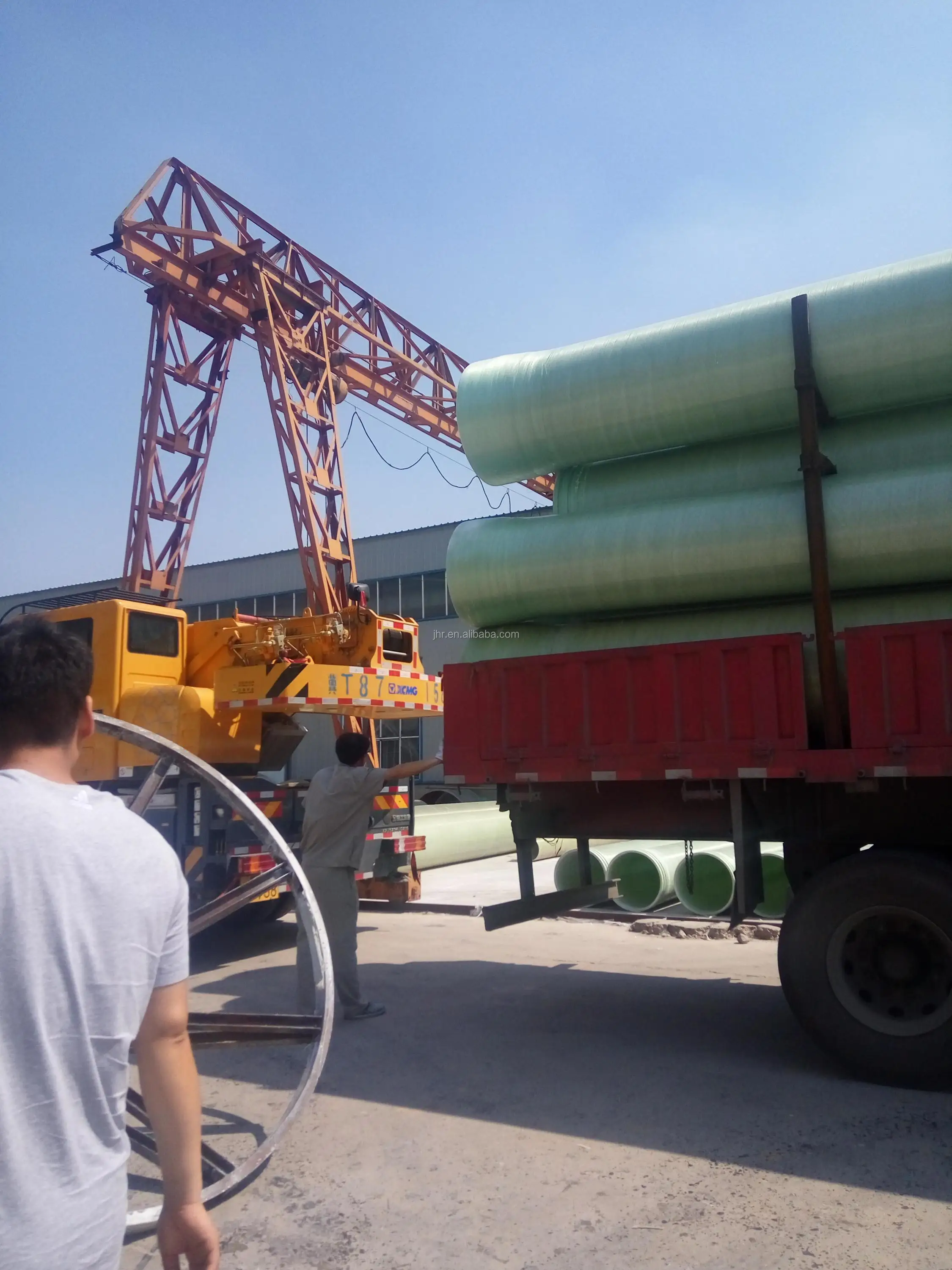 Composite FRP GRP Water Pressure Pipe Fiberglass Pipe.jpg