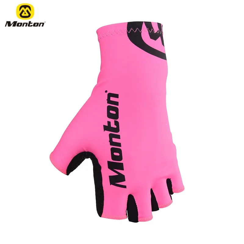 pink bike gloves