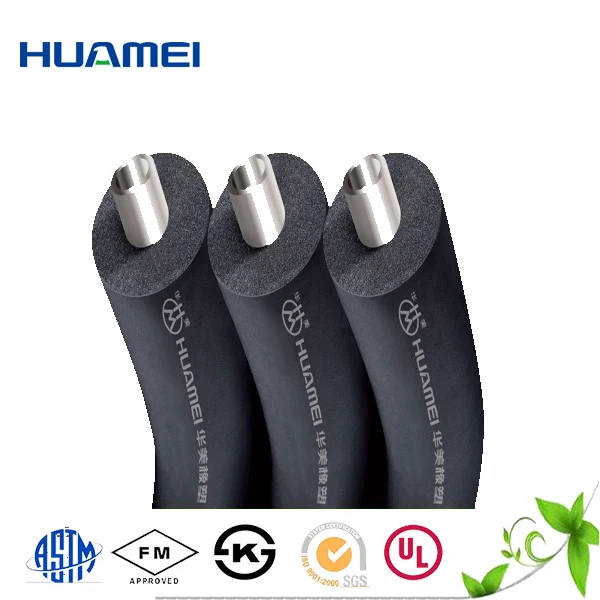
Elastomeric Nitrile Closed Cell rubber foam Copper Pipe Insulation 