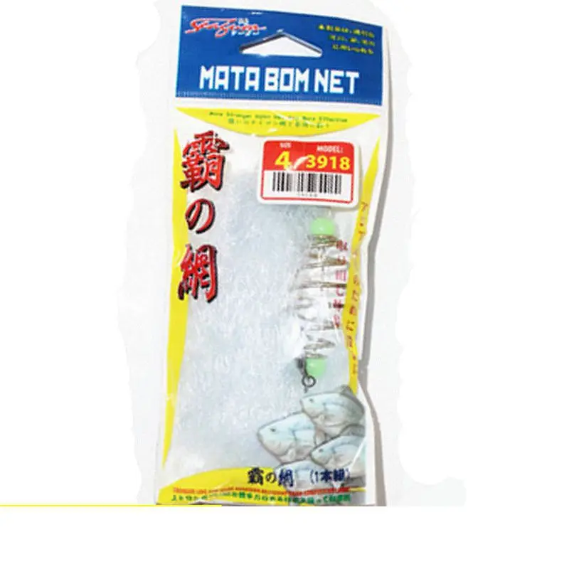 

Hot Selling Copper Spring Long Luminous Beads Line Fishing, White and cyan