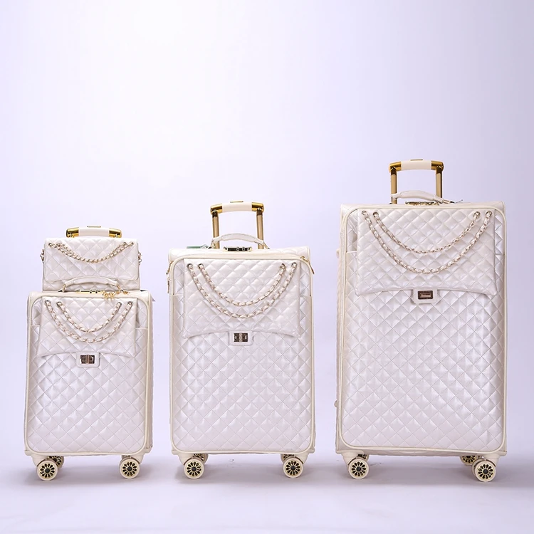 luggage sets white