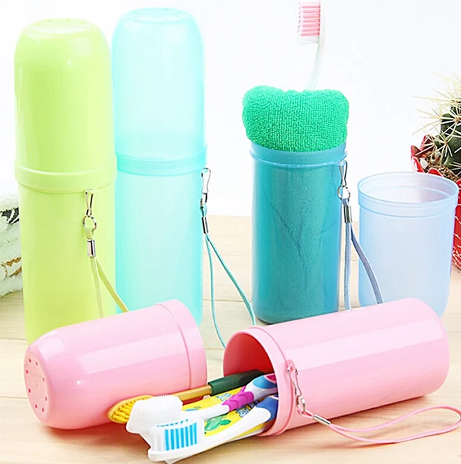 Daily And Travel Use Portable Plastic Tooth Brush Case Wholesale