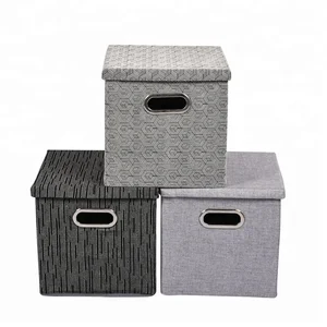 Image of Car organizer kids with lid foldable fabric storage bin