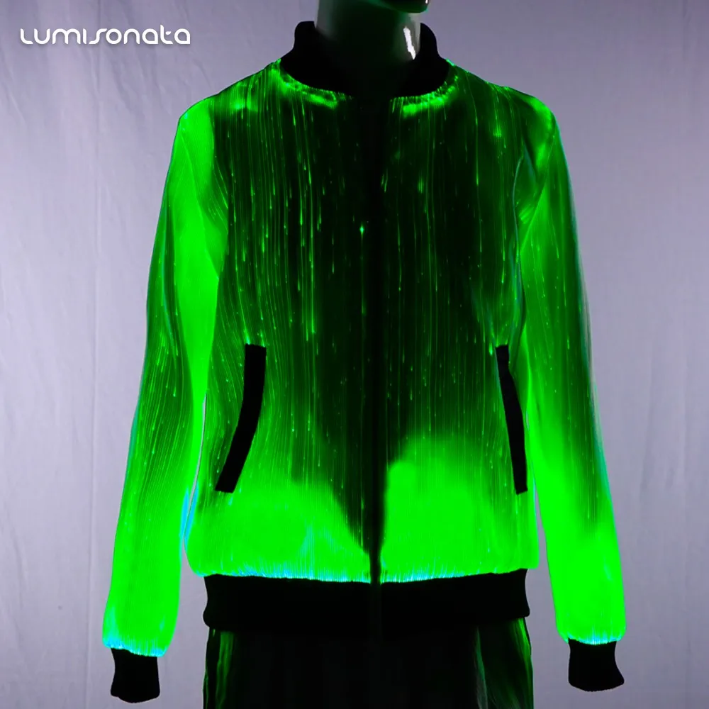 Fiber Optic Hoodie Fiber Optic Burning Man Clothing Light Up Costume