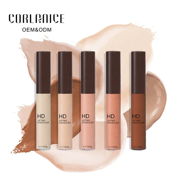 

Fashion makeup private label liquid 10 color foundation and concealer, Multi-colored