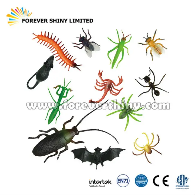 plastic insects toys