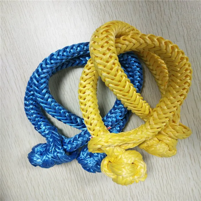 6-12mm Diameter UHMWPE/Nylon Power recoil shackle rope Lock shackle Soft shackle