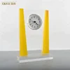Amazon top seller 2018 high quality rectangular clear acrylic clock