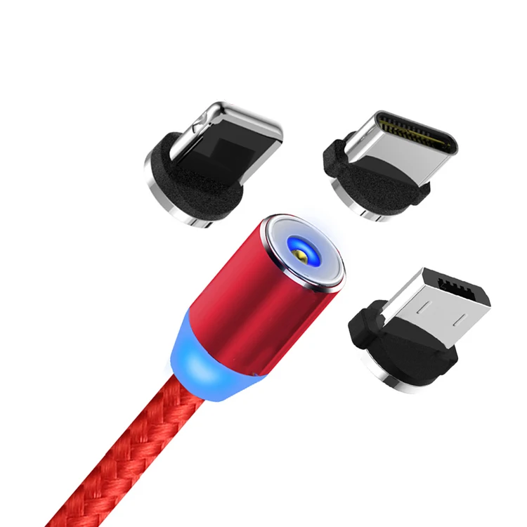

Magnetic Data Charger Led USB Sync Android Charging Cable, Can be customized